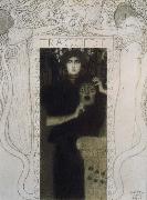 Gustav Klimt Tragedy oil painting artist